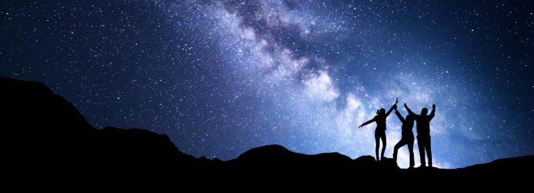 Under the night sky in La Palma