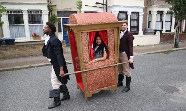 Bridgerton Fan Celebrates Series with Unusual Delivery Task