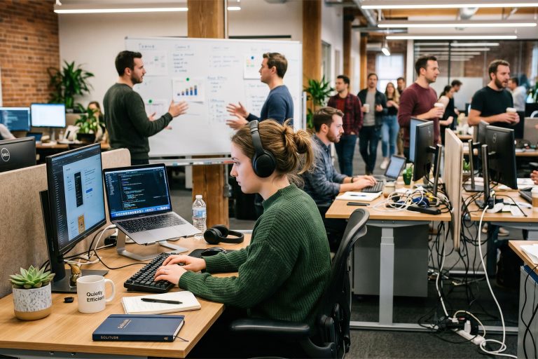 How to Be More Assertive as an Introvert in a Loud Workplace