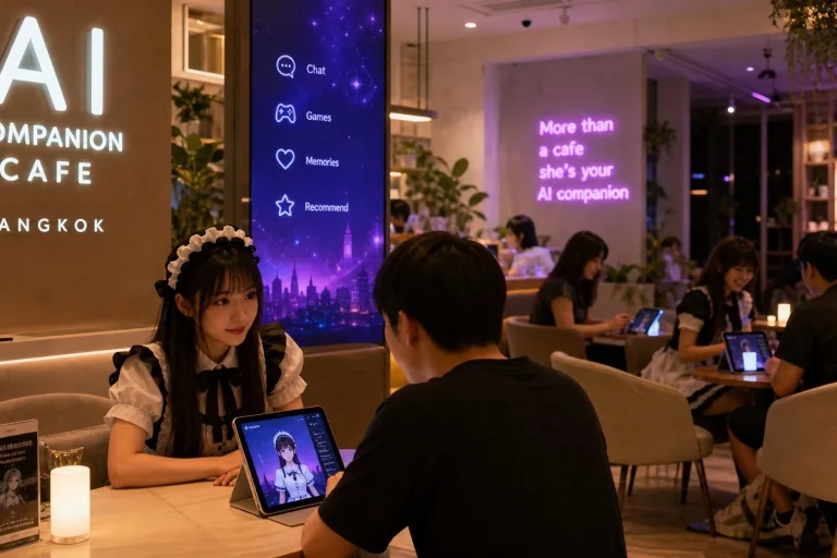 Bangkok’s AI Girlfriend Cafes Are Here