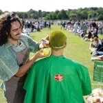 Only in London: tennis fans offered free haircuts while queueing in Wimbledon