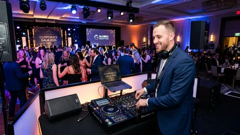 Corporate DJ Hire for Awards Evenings and Gala Dinners